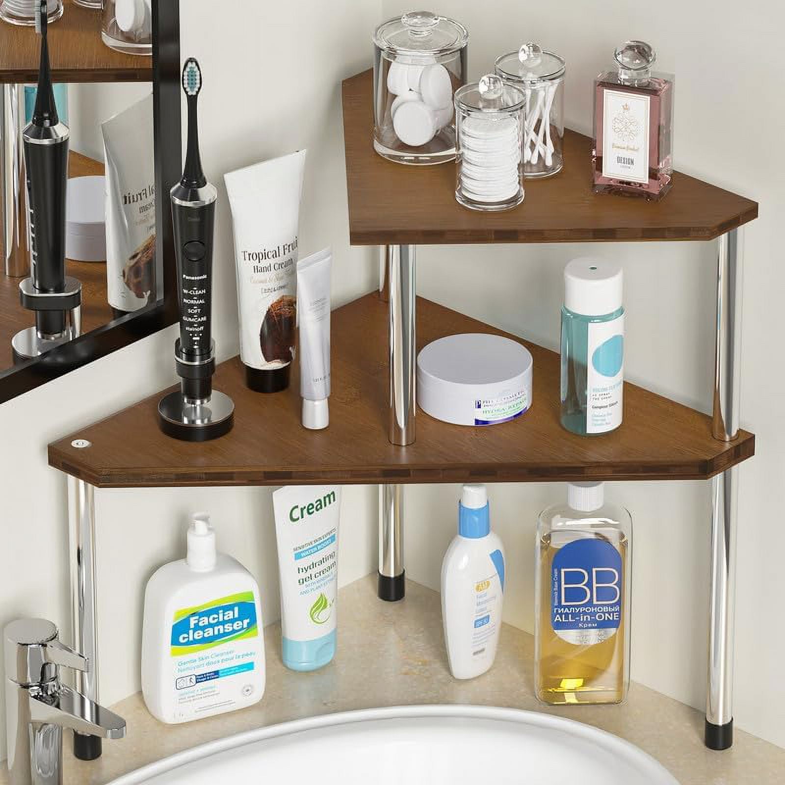 Bathroom Organizer Countertop, Bathroom Sink Organizer for Toiletries ...