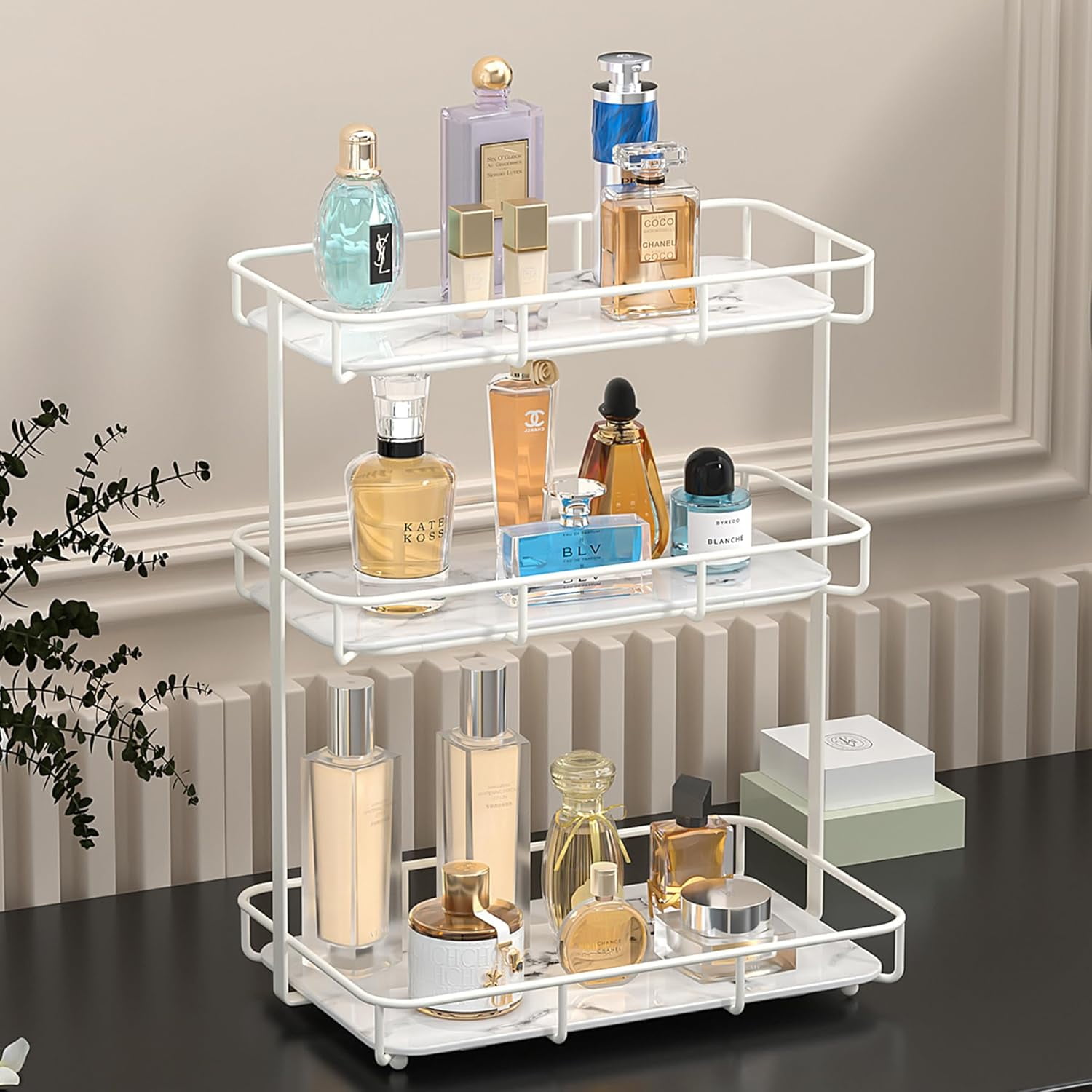 Bathroom Organizer Countertop Perfume Organizer Makeup Organizer Cosmetics Storage Display Rack ...