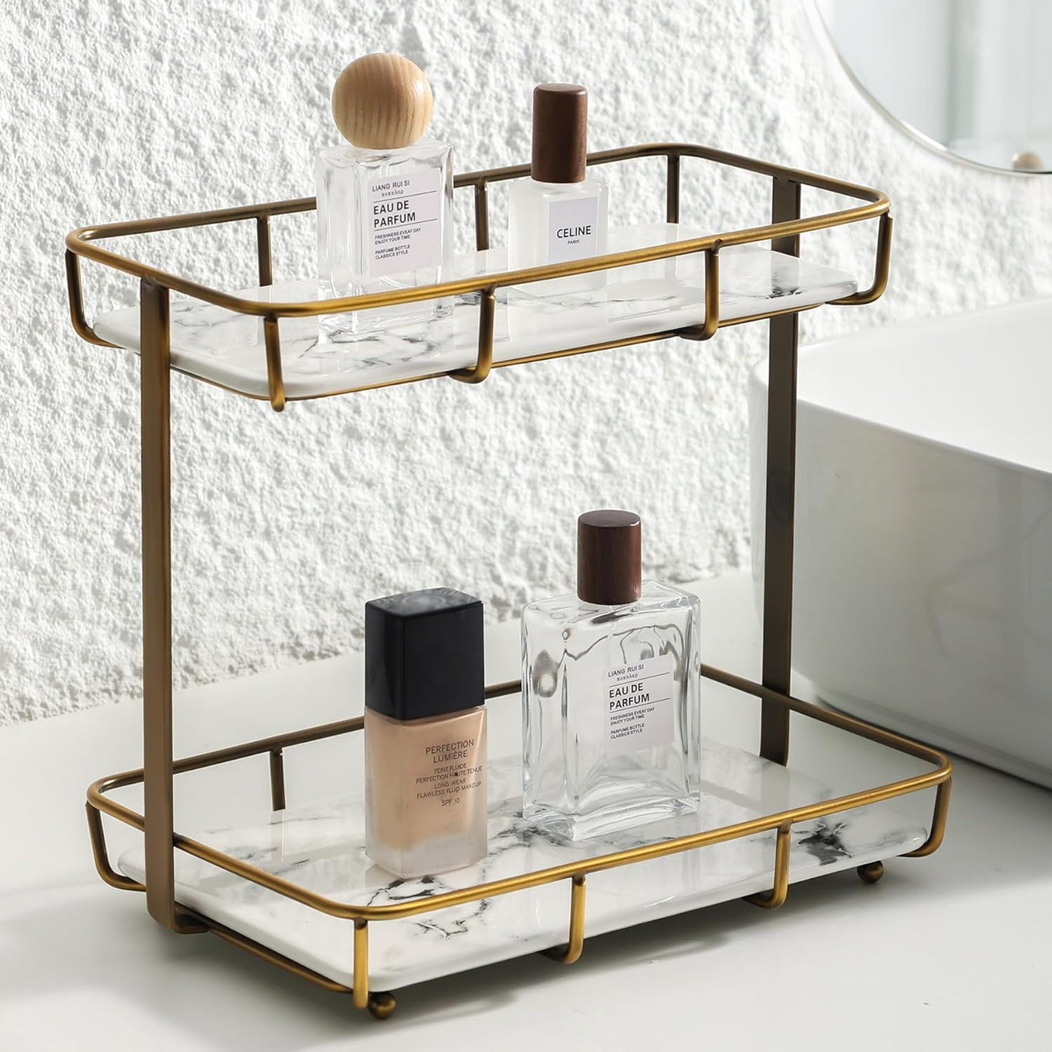 Bathroom Organizer Countertop Perfume Organizer Makeup Organizer ...