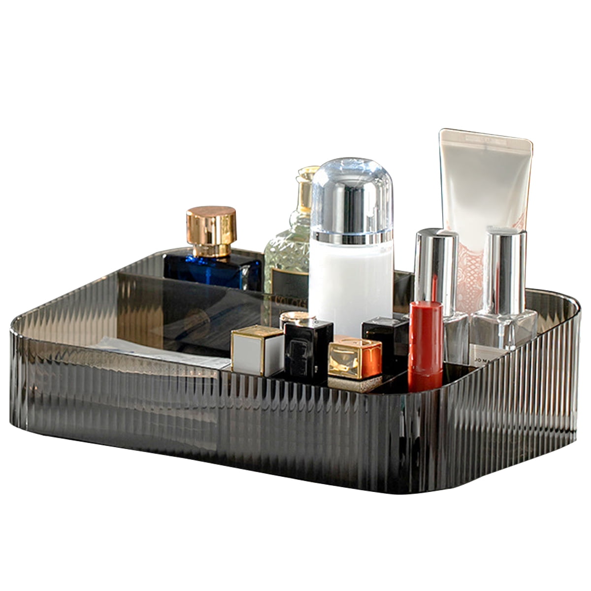 Bathroom Organizer Countertop, Toothbrush Holder, 12 Slots Cosmetic ...