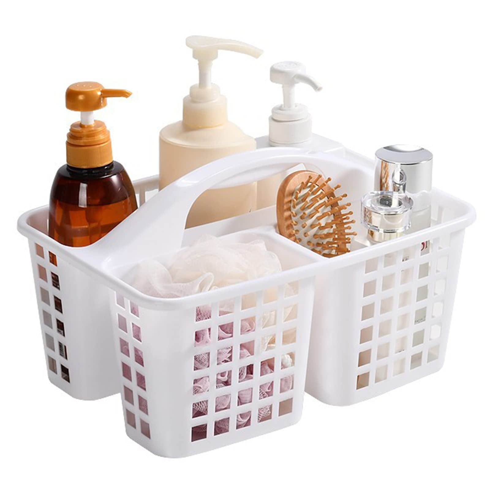 Bathroom Organizers and Storage, Plastic Shower Caddy Basket with