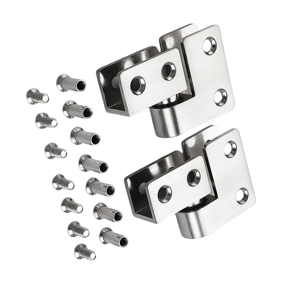 Bathroom Panel Fastener Stable Load Capacity Invisible Mounting Hardware For Public Toilet Cubicle Partition Systems