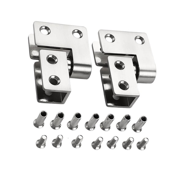Bathroom Panel Fastener Stable Load Capacity Invisible Mounting Hardware For Public Toilet Cubicle Partition Systems