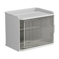 Bathroom Paper Storage Cabinet Wall Mounted Non-Perforated Translucent ...