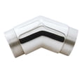 thumbnail image 1 of Bathroom Pipe Elbow Fitting 135 degree 1.5" OD Foot Rail Chrome Brass Pipe, 1 of 3