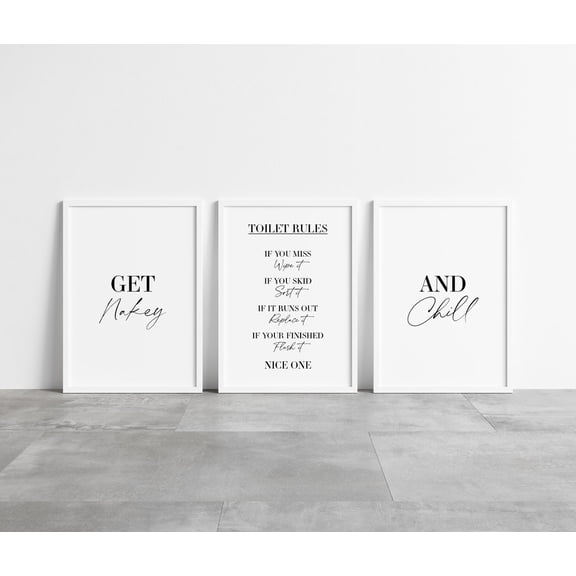 Bathroom Prints, Bathroom Print, Toilet Rules, Bathroom Prints, Bathroom Wall Art, Bathroom Prints, Bathroom Decor Poster Printed Poster, Poster Only