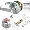 Bathroom Privacy Lever Lock with in-Use & Vacant Large Indicator ...