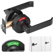 Bathroom Privacy Lock - Vacant/Occupied Indicator, Ansi Grade 2 Commercial Grade, Black