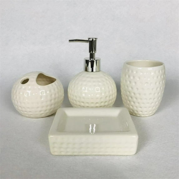 Bathroom Products,Bathroom Accessory Set Green 4 Pcs Red Ceramic Bathroom Accessory Set Toothbrush Holder Tumbler Lotion Dispenser Soap Dish Ceramic Bathroom Decor