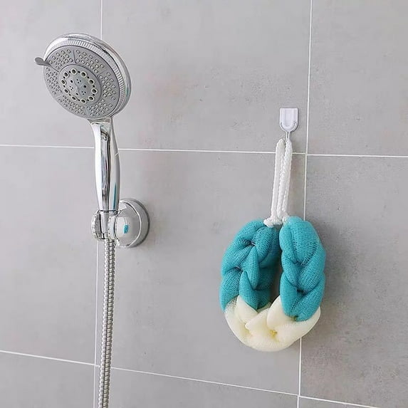 Bathroom Products Clearance, 3.9X1.2X1.2 Inches Bath Ball Long Bath Flower Clean Bath Towel Back Scrub Back Scrub Bath Towel Pink + Beige - Bath Towel 1 Bath Towel By Shiogb