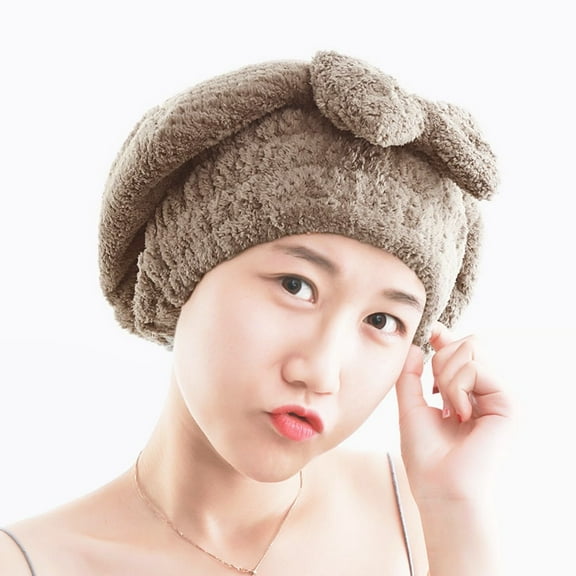 Bathroom Products,Microfiber Hair Quickly Dry Hair Hat Wrapped Towel Bathing Cap