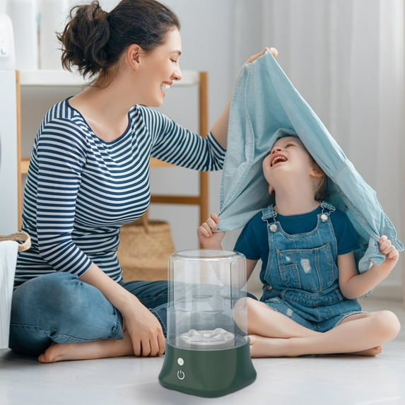 Bathroom Products Portable Mini Washer and Dryer Combo Wireless Compact Laundry Machine for Small Clothes Underwear Socks Baby Garments