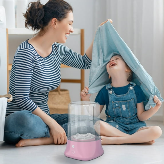 Bathroom Products Portable Mini Washer and Dryer Combo Wireless Compact Laundry Machine for Small Clothes Underwear Socks Baby Garments