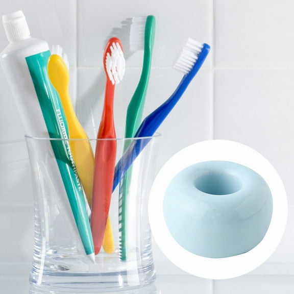 Bathroom Products,Urbanstrive Sleek Mini Ceramics Toothbrush Holder Stand For Bathroom Vanity Countertops