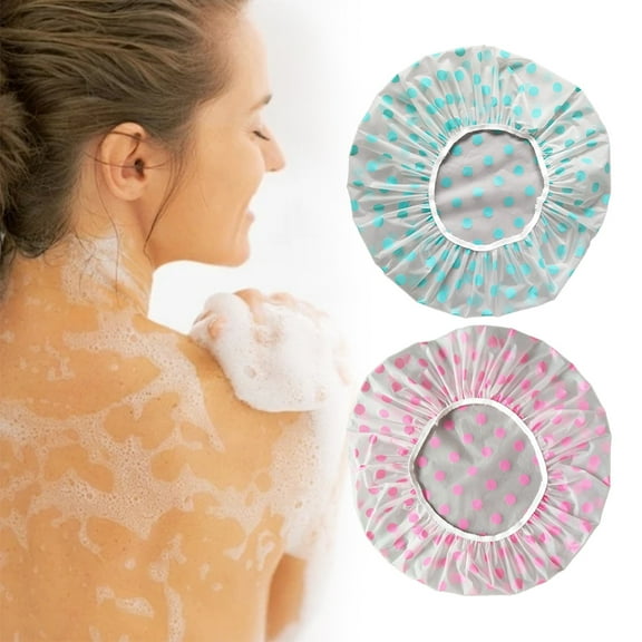 Bathroom Products Waterproof Shower Cap 2Pc J A-1X Shower Cap Assembly Plastic Shower Product