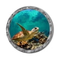 thumbnail image 1 of Bathroom Pvc Decals Underwater Fish Wall Stickers Waterproof Capybara Dolphin Tortoise Stickers Washing Machine Decoration, 1 of 5