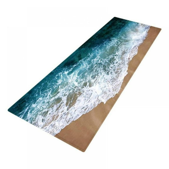 Bathroom Rug 3D Printed Memory Foam Bath Mat Non Slip Large Bath Rug Absorbent Bathroom Carpet Mats