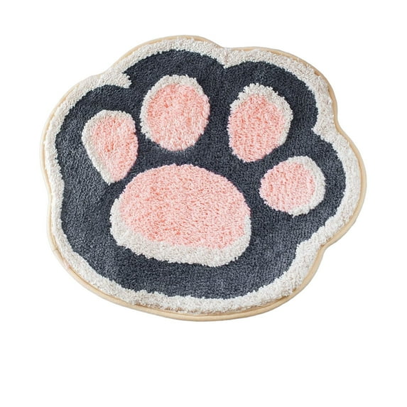 Bathroom Rug | Absorbent Bath Mat | Non-Slip Shower Carpet for Bathroom Floor | Thick Plush Soft Carpet for Living Room Bedroom Decor | 6 Shape Options