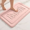 thumbnail image 1 of Bathroom Rug Absorbent Non-Slip, Machine Washable Soft Comfortable Quick-Drying Shaggy Bath Mat, Thick Microfiber Floor Mat with Secure Backing for Tub Side Sink Vanity, 1 of 7