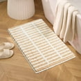 thumbnail image 1 of Bathroom Rug Bath Mat 16x24 Inches Absorbent Quick Dry Non-Slip Floor Mat Checkered Pattern Diatom Mud Mat for Bathroom Shower Kitchen Entrance Living Room Indoor Doormat, 1 of 5