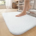 Bathroom Rug, Bath Rugs w/1.6" Microfiber, Absorbent Non Slips Bath Mat