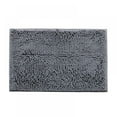 thumbnail image 1 of Bathroom Rug Chenille Absorbent Memory Foam Bath Mat, 20" x 32", Deep Gray, 1 of 6