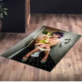thumbnail image 1 of Bathroom Rug, Entryway Rug, Girl Drinking In Toilet Rug, Large Rug, Fashion Toilet Rug, Fashion Girl Rugs, Modern Rug, Office Rug, 3.3'x6.5' - 100x200 cm, 1 of 8