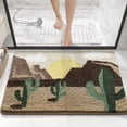 thumbnail image 1 of Bathroom Rug Mat, Desert Sunset Bath Mat with Soft & Non-Slip, Ultra Absorbent Microfiber Shaggy Door Mat, Quick Dry Bath Rug Carpet for Toilet Bathtub Bedroom 20x31 Inch, 1 of 7