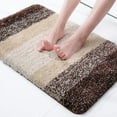 thumbnail image 1 of Bathroom Rug Mat, Extra Soft and Absorbent Microfiber Bath Rugs, Bath Mats for Bathroom Non Slip, Thick Durable Absorbent Bath Rugs, Machine Wash Dry for Bathtub and Shower Floor, 16x24 Brown, 1 of 8