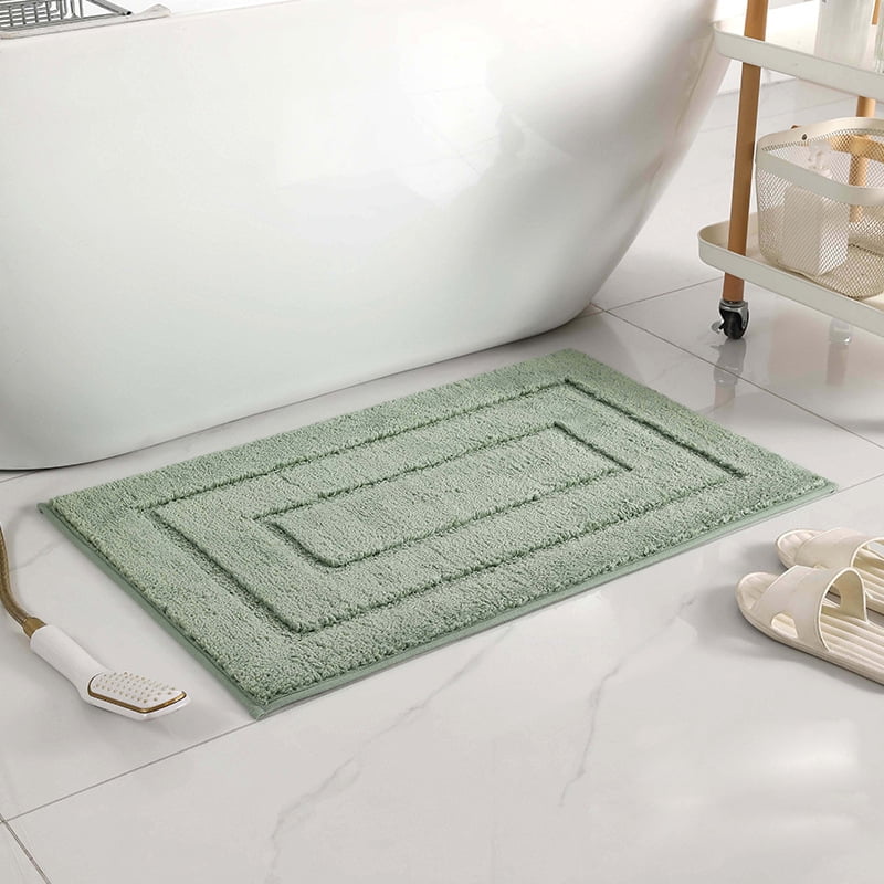 Bathroom Rug Mat, Extra Soft Absorbent Premium Bath Rug, Non-Slip Comfortable Bath Mat, Carpet for Tub, Shower, Bath Room, Machine Washable