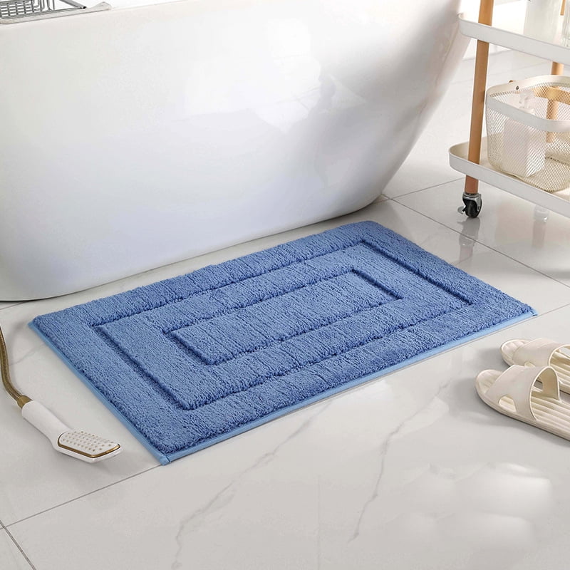 Bathroom Rug Mat, Extra Soft Absorbent Premium Bath Rug, Non-Slip Comfortable Bath Mat, Carpet for Tub, Shower, Bath Room, Machine Washable