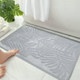 thumbnail image 1 of Bathroom Rug Mat | Super Absorbent & Quick-Dry Door Mat | Non-Slip Rubber Backing for Shower & Toilet Entrance | Solid Color Modern Design | 40x60cm (15.74x23.62in) | 1 Piece, 1 of 5