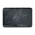 thumbnail image 1 of Bathroom Rug Memory Foam Dark Gray Bath Mat Highly Absorbent Non Slip Turkish Shower Mat 16x24 Inches, 1 of 6
