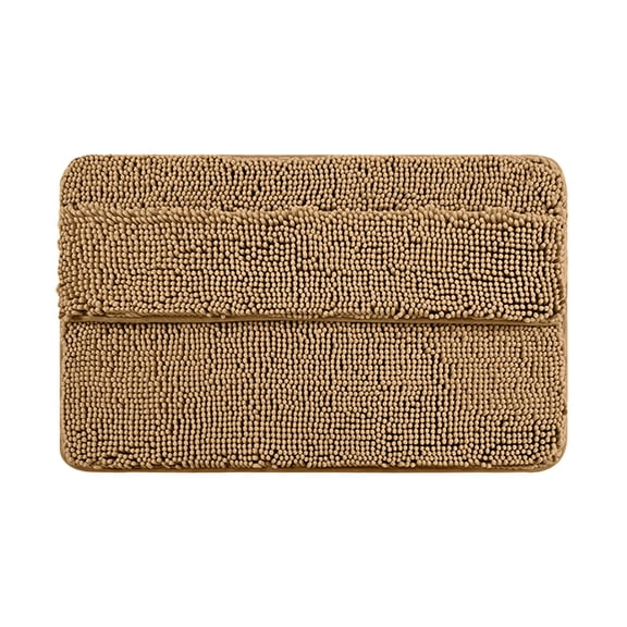 Bathroom Rug Non Slip Bath Mat, Thick Foam Soft Surface Absorbent Washable Floor Mat, Quick Dry Full Wrap Bathroom Carpet For Shower Tub Sink Entryway Home Indoor Use