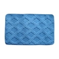 thumbnail image 1 of Bathroom Rug - Non-Slip Plush Small Bath Mat,Highly Absorbent & Ultra Soft Fluffy Floor Mat,Machine Washable for Shower and Tub Bedroom Kitchen Home Decor,23.62x15.75 Inch, 1 of 6