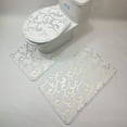 thumbnail image 1 of Bathroom Rug Set, 3 Pieces, Soft Absorbent Bath Mat, Toilet Mat, Non-Slip Backing, Washable, Comfortable, Multi-size, Floor Protection, 1 of 6