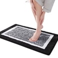 thumbnail image 1 of Bathroom Rug, Soft Absorbent Bathroom Mat and Bath Mat, Premium Microfiber Shag Bath Rug Machine Washable, Non Slip, Absorbent, Soft, Bathmat Shower Mat Outside Shower, 1 of 7