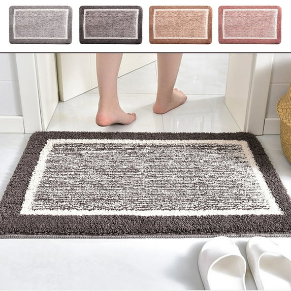 Bathroom Rug Soft Absorbent Bathroom Mat and Bath Mat Premium Microfiber Shag Bath Rug Machine Washable All The Feels Blanket