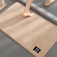 thumbnail image 1 of Bathroom Rug, Soft Absorbent Bathroom Mat and Bath Mat, Premium Microfiber Shag Bath Rug Machine Washable Beige,20" x 47", 1 of 7