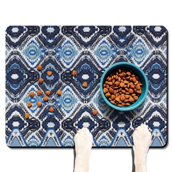 Bathroom Rug Tribal Style Bohemian Rustic patterns Aesthetic Non-Slip Absorbent Quick Dry Waterproof Washable Easy Clean for Bath or Entryway