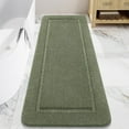 thumbnail image 1 of Bathroom Rugs, 24" x 70" Long Bath Rug, Non Slip Washable Bath Runner Rug Soft Absorbent Bath Mat for Bathroom, Shaggy Plush Luxury Large Bath Rug, Sage Green, 1 of 14