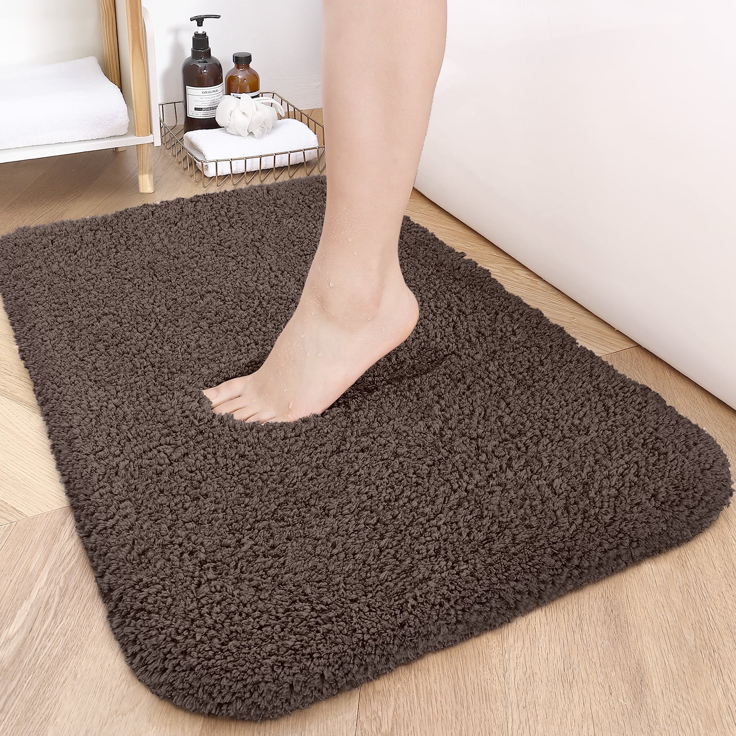Bathroom Rugs,24"x16",Non Slip Shower Bath Room,Extra Soft and ...