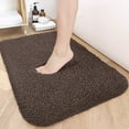 thumbnail image 1 of Bathroom Rugs,24"x35",Non Slip Shower Bath Room,Extra Soft and Absorbent,Bath Mats for Bathroom Floor,Machine Wash Dry Carpet Mat for Tub,24"x35"Brown, 1 of 7