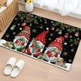 thumbnail image 1 of Bathroom Rugs 2x3 Ft, Black Gnomes Christmas Non Slip Area Rugs for Kitchen Bedroom Entryway, Xmas Ball Gifts Snowflake Washable Carpet Runner Rug Floor Mats for Bedroom Home Decor, 1 of 9