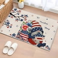 thumbnail image 1 of Bathroom Rugs 2x3 Ft, Independence Day Non Slip Area Rugs for Kitchen Bedroom Entryway, Vintage Gnomes Usa Flag Star Tree Branch Washable Carpet Runner Rug Floor Mats for Bedroom Home Decor, 1 of 8