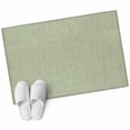 thumbnail image 1 of Bathroom Rugs 2x3 Ft, Sage Green Burlap Texture Non Slip Area Rugs for Kitchen Bedroom Entryway, Farmhouse Vintage Sage Green Washable Carpet Runner Rug Floor Mats for Bedroom Home Decor, 1 of 9