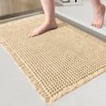 thumbnail image 1 of Bathroom Rugs, Absorbent Non Slip Bath Rugs, Machine Washable Bath Mats for Bathroom Floor, Tub and Shower,Beige 17x24", 1 of 8