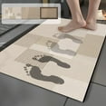 thumbnail image 1 of Bathroom Rugs Bath Mat 15.74x23.62 in Diatomite Floor Mat Household Bathroom Absorbent Door Mat Bathroom Diatomite Foot Mat Non Slip Floor Mat Absorbent Drying Mat for Bathroom Floor& Shower, 1 of 7