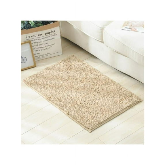 Bathroom Rugs Bath Mats Non Slip Luxury Chenille Bathroom Rug Mat 16"x 24" Extra Soft and Absorbent Shaggy Rugs Washable Dry Fast Plush Area Carpet Mats for Bath Room, Tub
