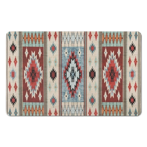 Bathroom Rugs Boho Bath Mat Non Slip Soft Absorbent Machine Washable Bath Rug Luxury Floor Mat for Bathroom Shower 20x32in